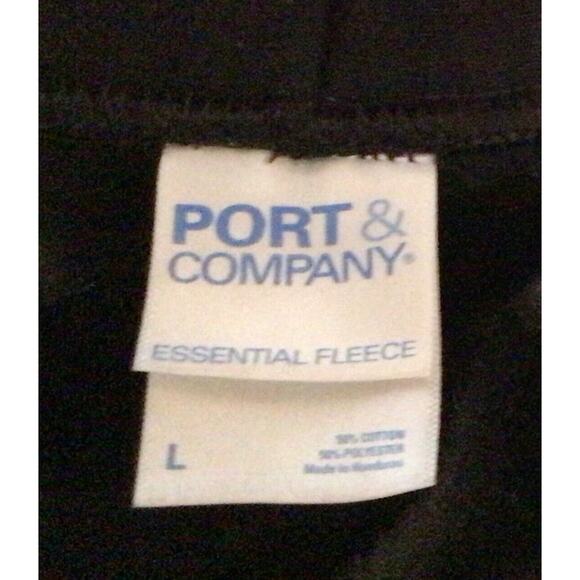 Port & Company New Orleans Saints Hoodie Black Size Large NFL Football Fan - Picture 3 of 4